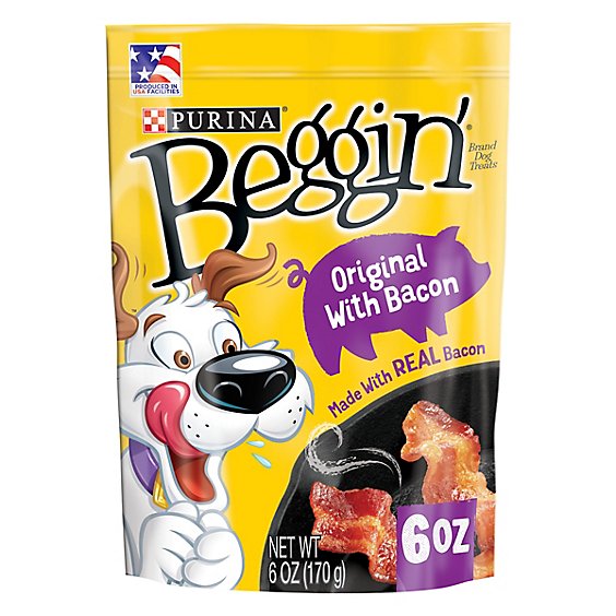 Purina Beggin Strips Bacon Dog Treats - 6 Oz