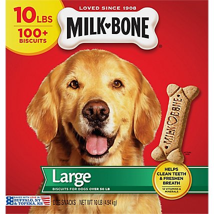 Milk-Bone Dog Snacks Biscuits Large Value Size Box - 10 Lb - Image 2