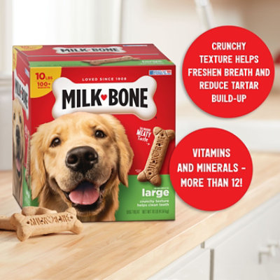 Milk-Bone Dog Snacks Biscuits Large Value Size Box - 10 Lb - Image 2