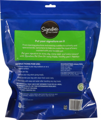 Signature Pet Care Dog Treat Rawhide Chips Beef Basted - 16 Oz - Image 4