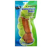 Signature Pet Care Dog Treat Rawhide Bone Knotted Beef Basted - Each