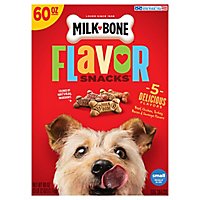 Milk-Bone Flavor Snacks Dog Snacks For All Sizes Small 5 Meaty Flavors Box - 60 Oz - Image 1