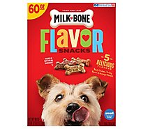 Milk-Bone Flavor Snacks Dog Snacks For All Sizes Small 5 Meaty Flavors Box - 60 Oz