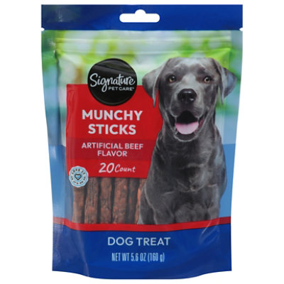 Signature Pet Care Dog Treat Munchy Sticks Beef Basted - 20 Count - Image 3