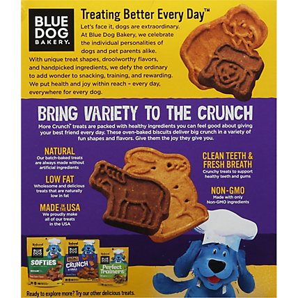 Blue Dog Bakery Dog Treats All Natural & Low Fat More Flavors Assorted Box - 20 Oz - Image 5