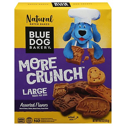 Blue Dog Bakery Dog Treats All Natural & Low Fat More Flavors Assorted Box - 20 Oz - Image 2