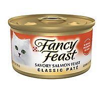 Fancy Feast Savory Salmon Pate Wet Cat Food - 3 Oz