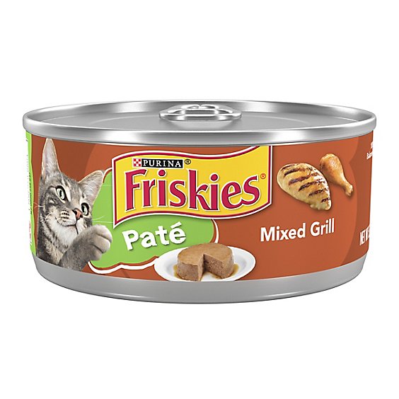 Friskies Mixed Grill Pate Wet Cat Food - 5.5 Oz