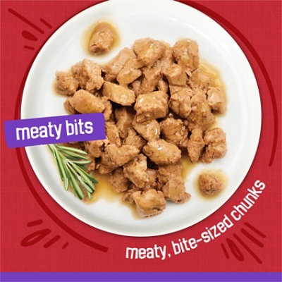 Purina Friskies Wet Cat Meaty Bits With Beef in Gravy - 5.5 Oz - Image 2