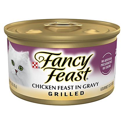 Fancy Feast Cat Food Wet Grilled Chicken - 3 Oz - Image 1