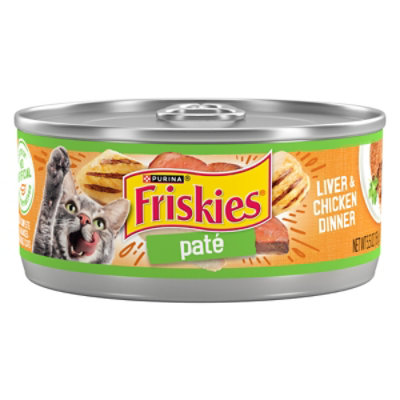 Friskies Cat Food Wet Pate Liver & Chicken - 5.5 Oz - Image 1