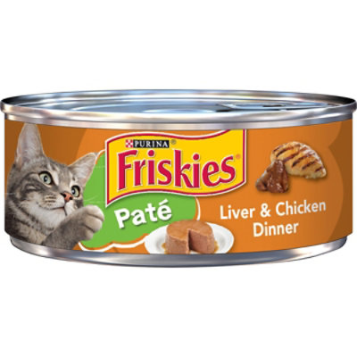  Friskies Cat Food Wet Pate Liver & Chicken - 5.5 Oz 