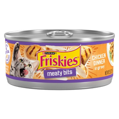 Friskies Cat Food Wet Meaty Bits Chicken - 5.5 Oz - Image 1