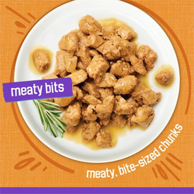 Purina Friskies Wet Cat Meaty Bits Chicken in Gravy - 5.5 Oz - Image 2