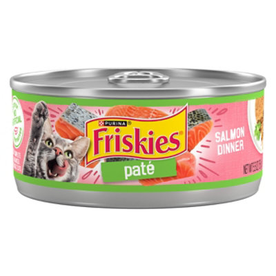 Purina Friskies Pate Salmon Cat Wet Food - 5.5 Oz - Image 1