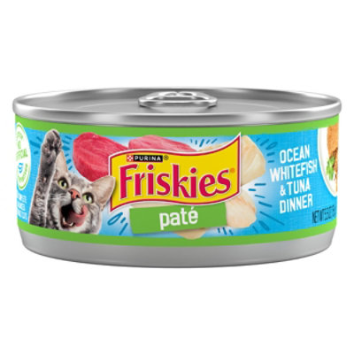 Friskies Ocean Whitefish & Tuna Wet Cat Food - 5.5 Oz - Image 1