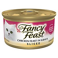 Fancy Feast Cat Food Wet Chicken In Gravy Sliced - 3 Oz - Image 1