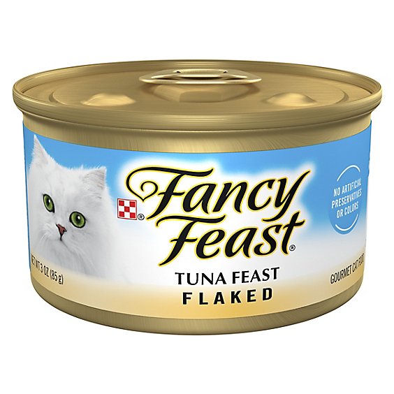 Fancy Feast Cat Food Wet Tuna Flaked - 3 Oz
