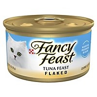 Fancy Feast Cat Food Wet Tuna Flaked - 3 Oz - Image 1