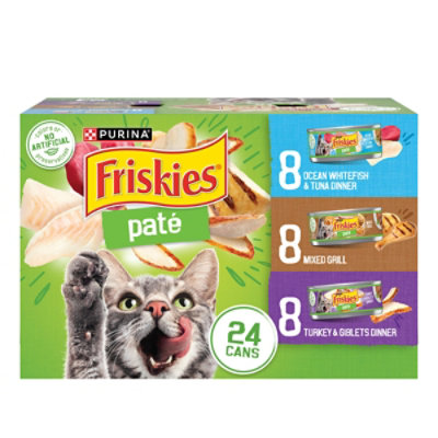 Friskies Pate Wet Cat Food Pack 24 5.5 Oz