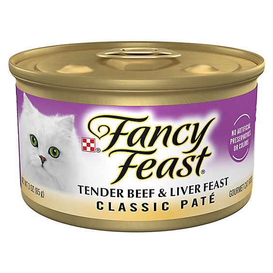 Fancy Feast Beef And Liver Pate Wet Cat Food - 3 Oz