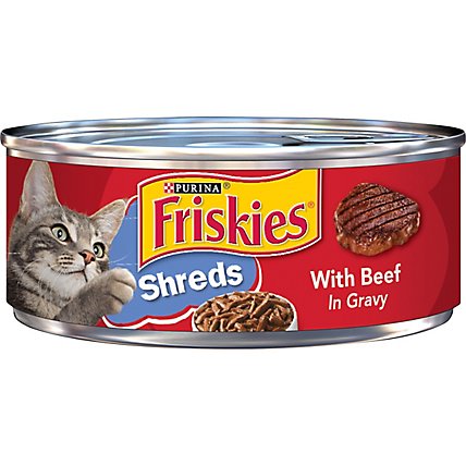 Friskies Cat Food Wet Beef In Gravy - 5.5 Oz - Image 1