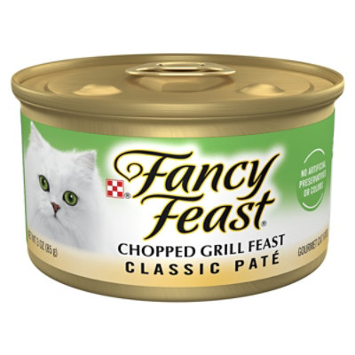Fancy Feast Cat Food Wet Chopped Grill - 3 Oz
