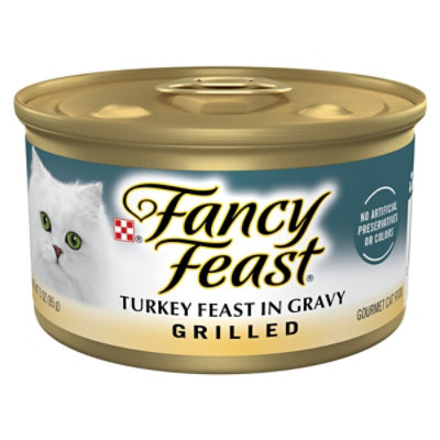 Fancy Feast Grilled Turkey Cat Wet Food - 3 Oz - Image 1