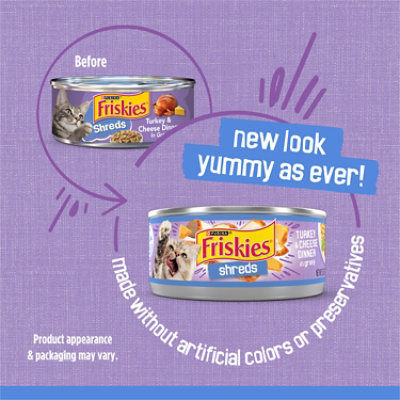 Friskies Cat Food Wet Turkey & Cheese - 5.5 Oz - Image 4