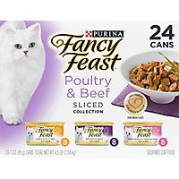 Fancy Feast Cat Food Wet Sliced Collection Poultry & Beef - 24-3 Oz - Image 5