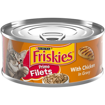 Friskies Cat Food Prime Filets With Chicken In Gravy Can - 5.5 Oz