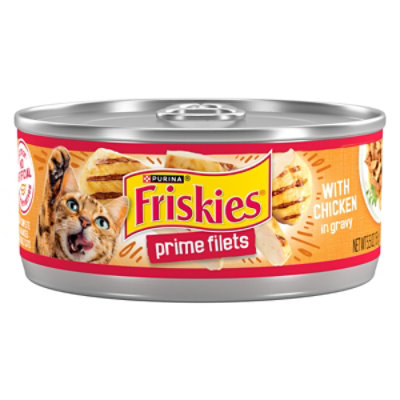 Friskies Cat Food Prime Filets With Chicken In Gravy Can - 5.5 Oz