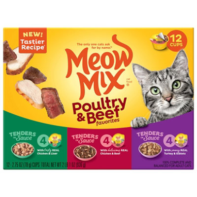 meow mix wet food nutrition