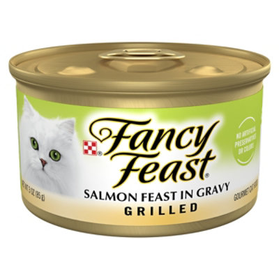 Fancy Feast Grilled Salmon Cat Wet Food - 3 Oz - Image 1