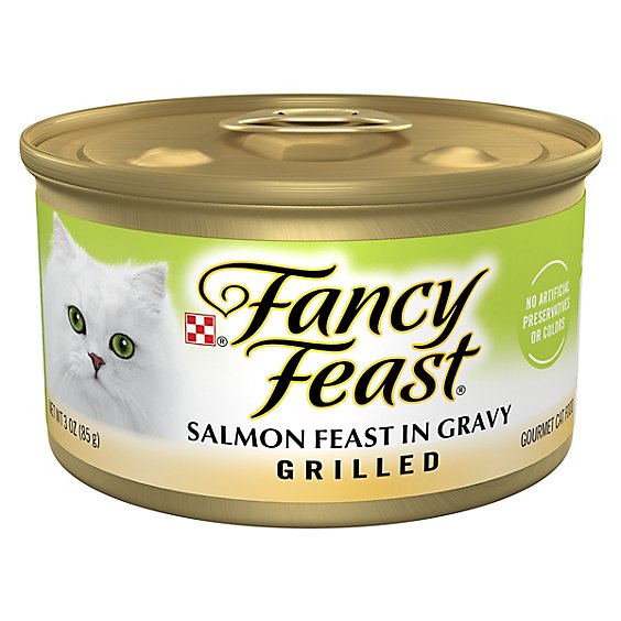 Fancy Feast Cat Food Wet Salmon - 3 Oz