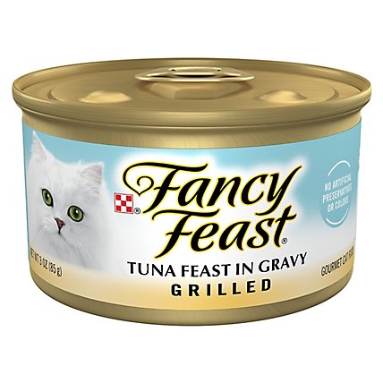 Fancy Feast Cat Food Wet Grilled Tuna - 3 Oz - Image 1