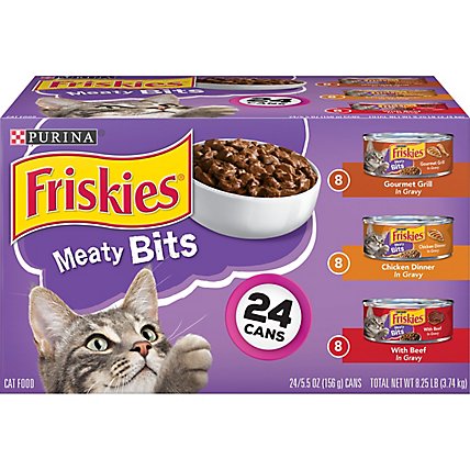Friskies Cat Food Wet Variety Pack - 24-5.5 Oz - Image 1
