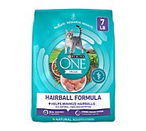 Purina ONE Cat Food Dry Real Chicken - 7 Lb