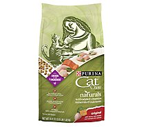 Cat Chow Naturals Chicken and Salmon Dry Cat Food - 3.15 Lbs