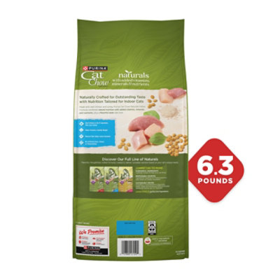 Purina Cat Chow Naturals Chicken and Salmon Dry Cat Food - 6.3 Lbs - Image 4