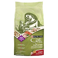 Cat Chow Naturals Chicken and Salmon Dry Cat Food - 6.3 Lbs - Image 1