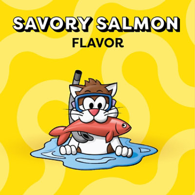 Temptations Classic Savory Salmon Flavor Crunchy and Soft Adult Cat Treats - 3 Oz - Image 5