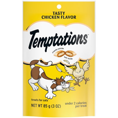 Temptations Classic Tasty Chicken Flavor Crunchy and Soft Adult Cat Treats - 3 Oz - Image 1