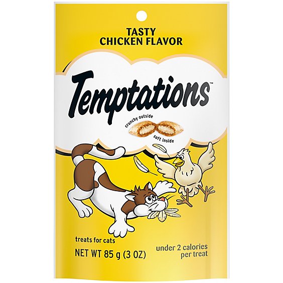 Temptations Classic Cruchy and Soft Tasty Chicken Cat Treats - 3 Oz
