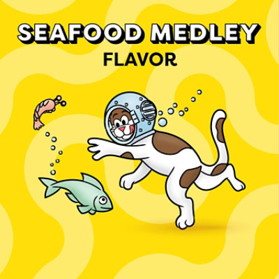 Temptations Classic Seafood Medley Flavor Crunchy and Soft Adult Cat Treats - 3 Oz - Image 5