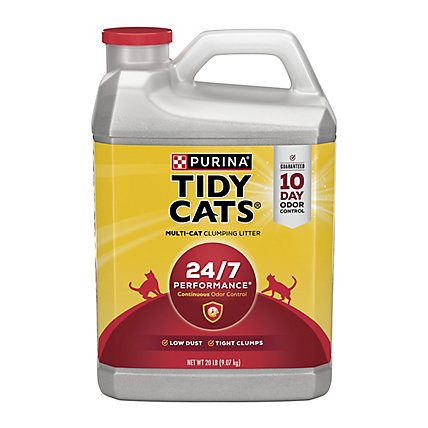 Tidy Cats Cat Litter Clumping 24/7 Performance - 20 Lb - Image 1