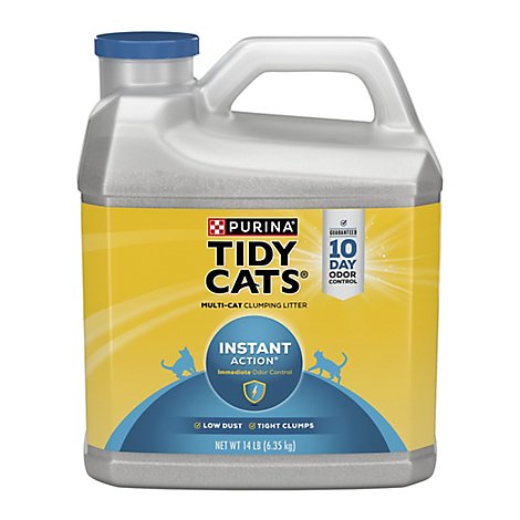 Purina Tidy Cats Cat Litter Clumping Instant Action Bag - 14 Lb