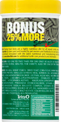 Tetra Pet Food ReptoMin Floating Food Sticks For Aquatic Turtles Newts And Frogs Jar - 2.42 Oz - Image 3