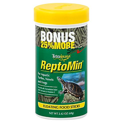 Tetra ReptoMin Floating Food Sticks for Aquatic Turtles/Newts/Frogs 