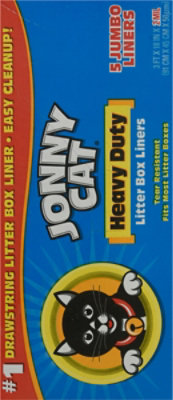 Jonny Cat Cat Litter Box Liners Heavy Duty Jumbo Box 5 Count randalls